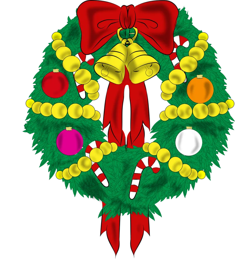 Christmas Garland Snow Stickdatei – Weihnachten