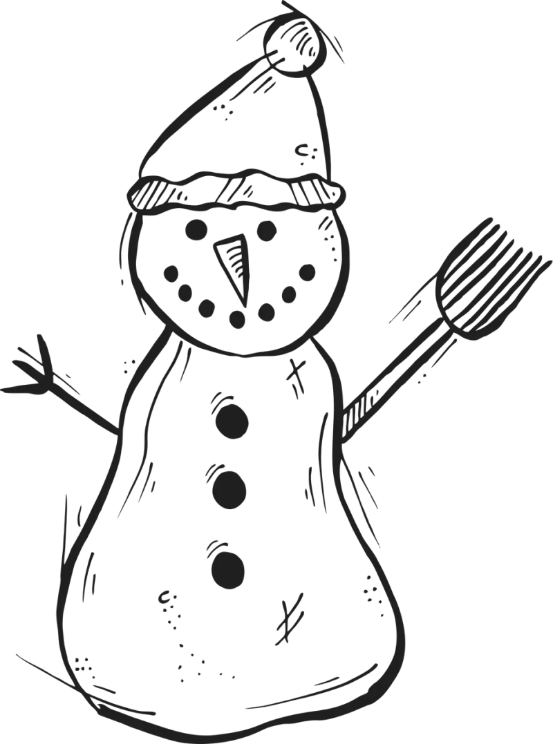 Snowman Snow Beautiful wallpaper Stickdatei – Weihnachten