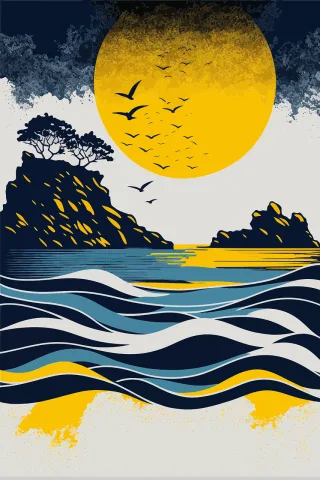 Sea Vista Ocean Stickdatei