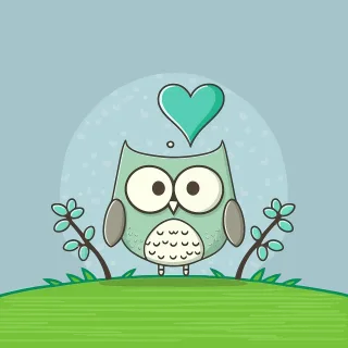 Owl Little owlet Spring Stickdatei