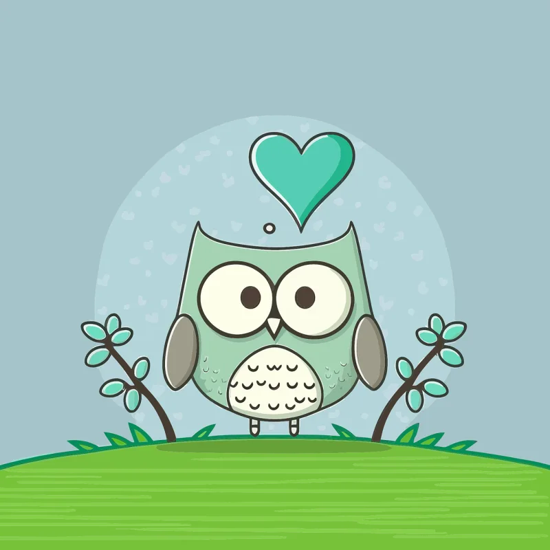 Owl Little owlet Spring Stickdatei – Tiere