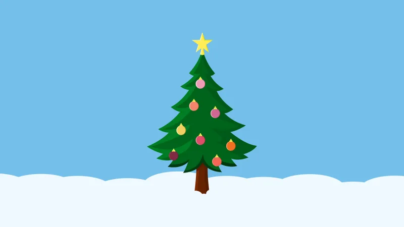Christmas Fir tree Christmas background Stickdatei – Weihnachten