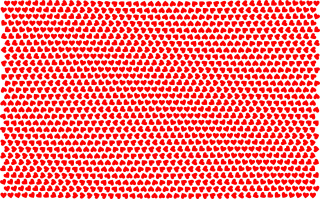 Pattern Background Hearts Stickdatei