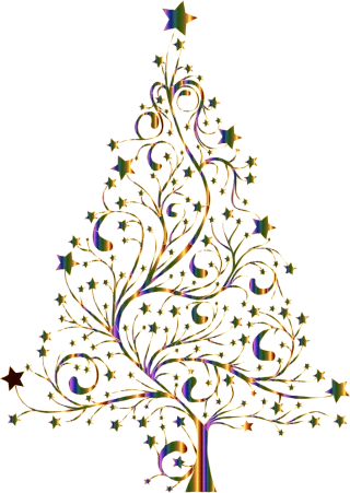 Christmas tree Art Christmas Stickdatei