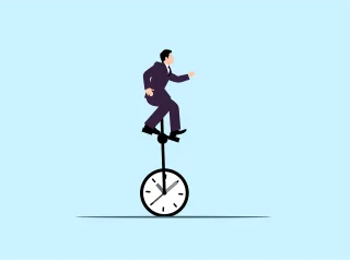 Time Management Balance Stickdatei