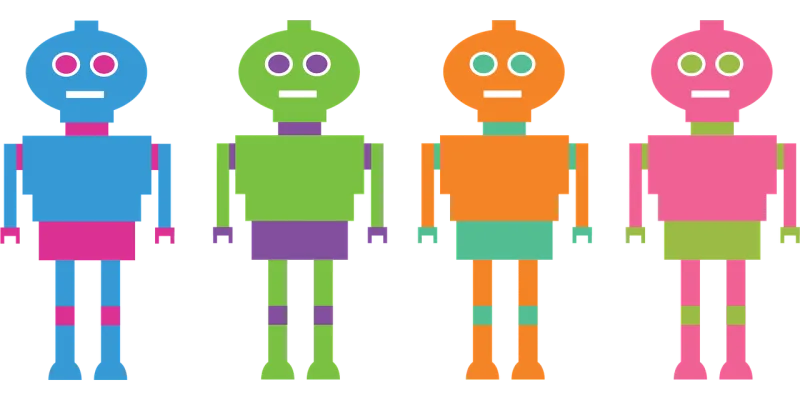 Robots Computers Bots Stickdatei – Kinder
