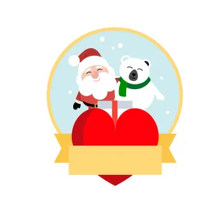 Santa Bear Christmas Stickdatei