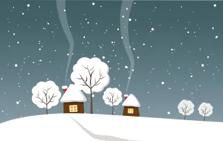 Snow Snowfall Winter Stickdatei