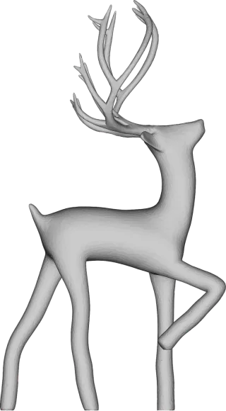 Deer Animal Antlers Stickdatei