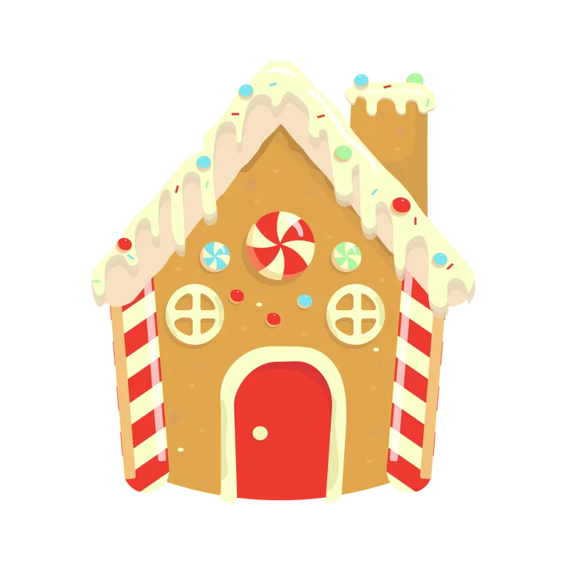 Gingerbread Christmas Holiday Stickdatei – Weihnachten