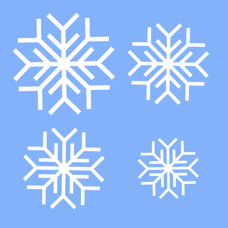 Snowflake Nature Season Stickdatei – Weihnachten