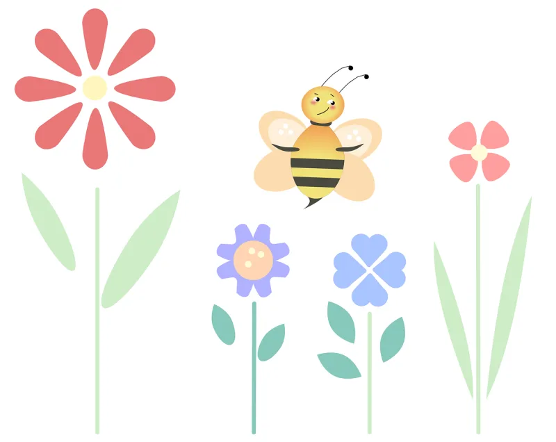 Bumblebee Beautiful wallpaper Flower wallpaper Stickdatei – Tiere