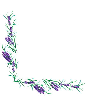 Lavender Watercolor Flowers Stickdatei