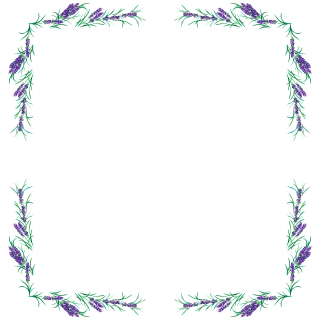 Lavender Frame Flower wallpaper Stickdatei