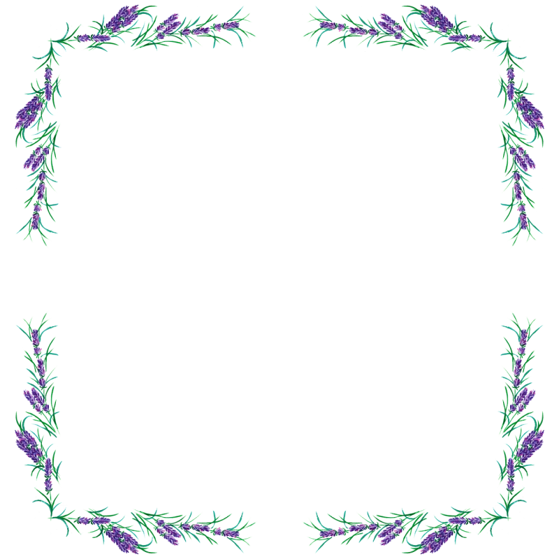 Lavender Frame Flower wallpaper Stickdatei – Blumen