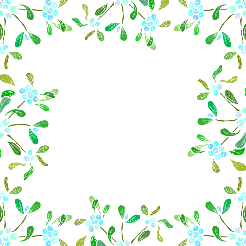 Mistletoe Christmas Christmas frame Stickdatei – Weihnachten