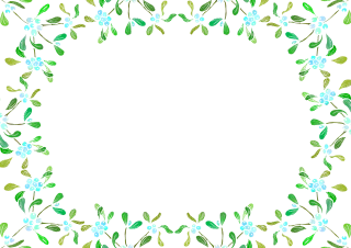 Mistletoe Christmas Nature Stickdatei