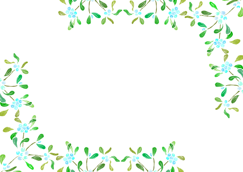 Mistletoe Christmas Nature Stickdatei – Weihnachten