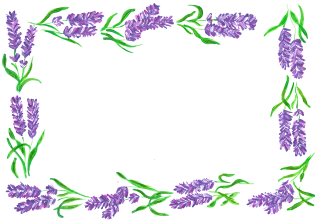 Lavender Lavender border Border Stickdatei