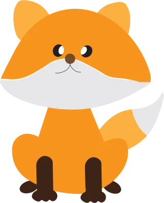 Fox Cartoon fox Animal Stickdatei