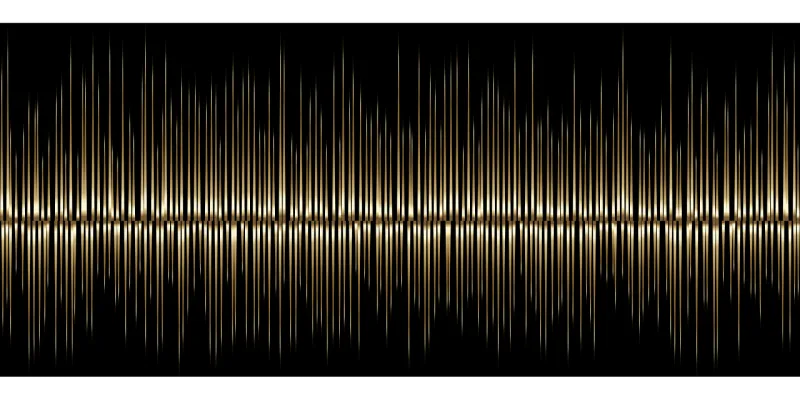 Waveform Music Waves Stickdatei – Musik