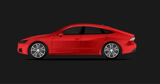 Car Vehicle Audi a7 Stickdatei – Fahrzeuge
