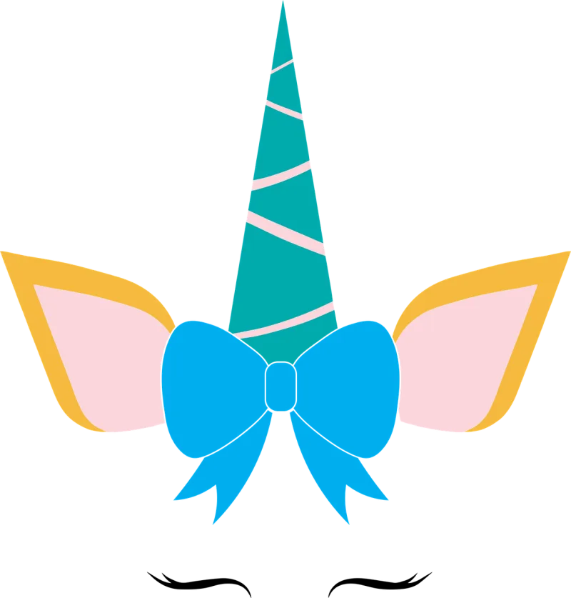 Unicorn Face Magic Stickdatei – Kinder
