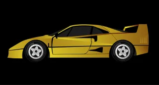 Ferrari Vehicle Car Stickdatei – Fahrzeuge