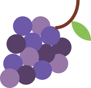 Grapes Fruit Fresh Stickdatei