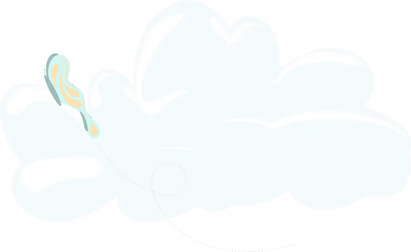 Cloud Butterfly Insect Stickdatei – Natur