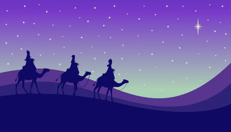 Wise men Kings day King's night Stickdatei – Natur