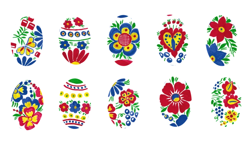 Egg Easter egg Ornament Stickdatei – Weihnachten