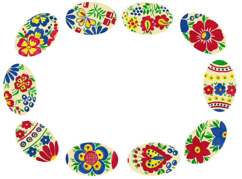 Egg Easter egg Ornament Stickdatei – Weihnachten