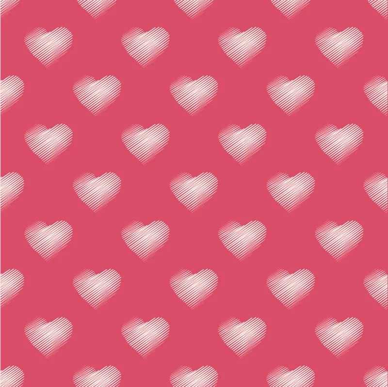 Pattern Hearts Romance Stickdatei – Essen & Trinken