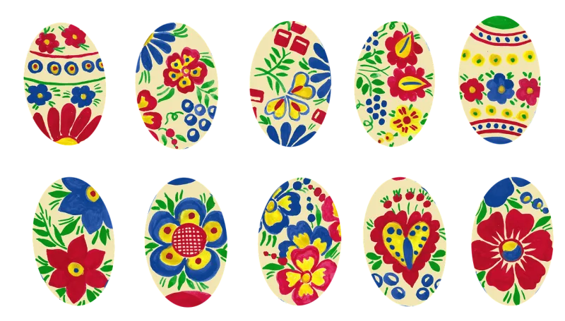 Egg Easter egg Ornament Stickdatei – Weihnachten