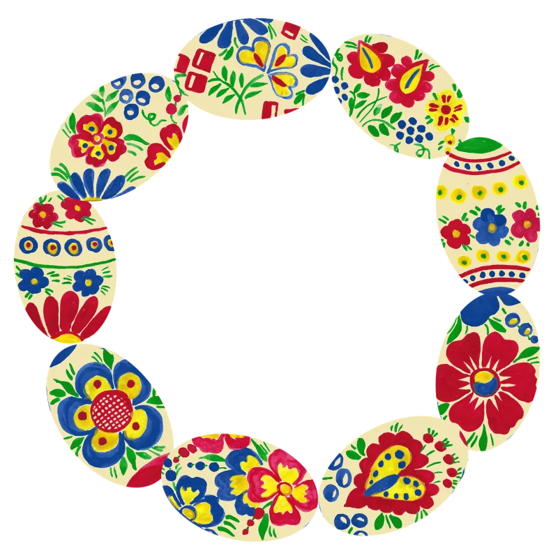 Watercolor Egg Easter egg Stickdatei – Weihnachten