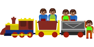 Toy Train Playmobil Stickdatei