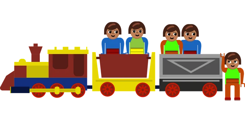 Toy Train Playmobil Stickdatei – Fahrzeuge