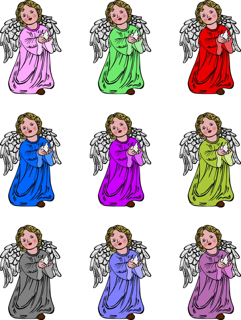 Angels Cupids Cherubs Stickdatei – Herzen & Liebe