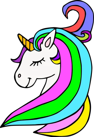 Unicorn Fairytale Nature Stickdatei