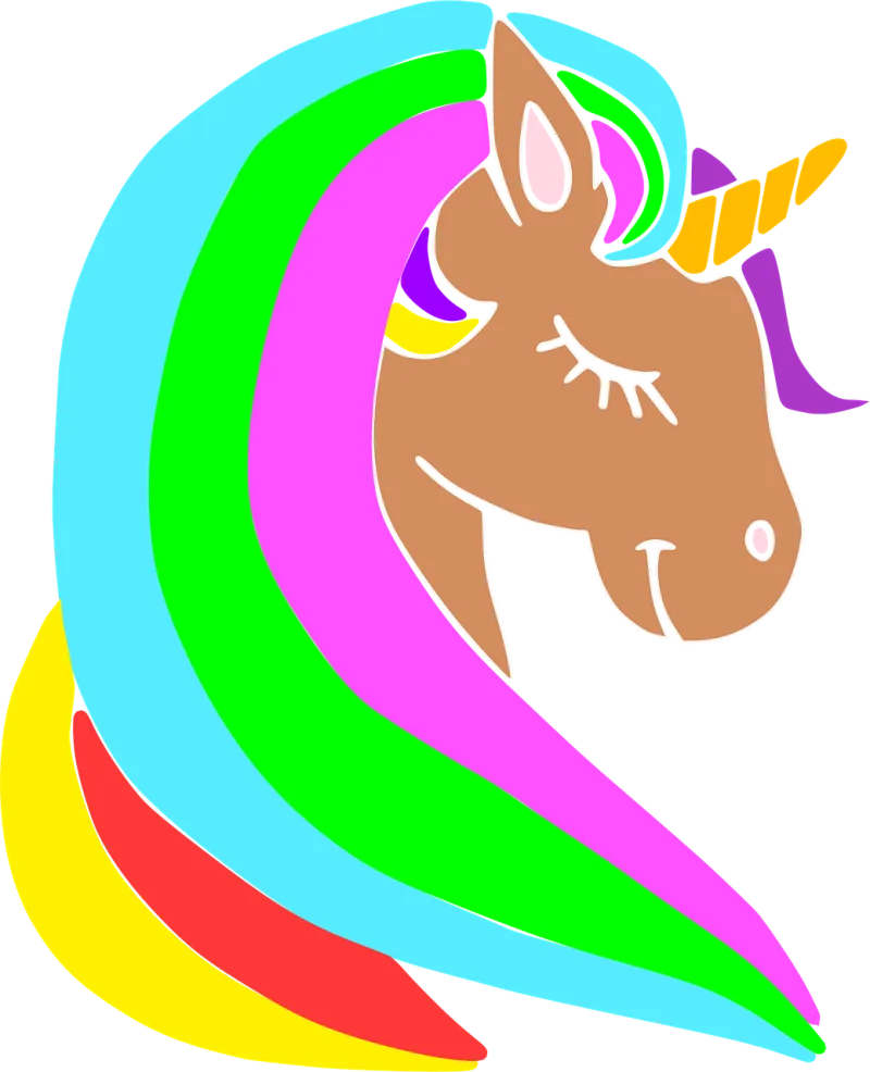 Unicorn Horse Fairytale Stickdatei – Kinder