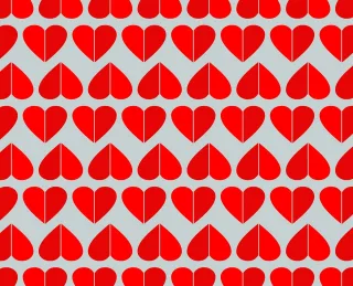 Heart Art Rainbow Stickdatei