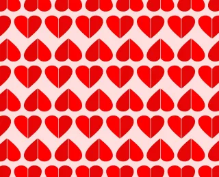 Hearts Art Rainbow Stickdatei