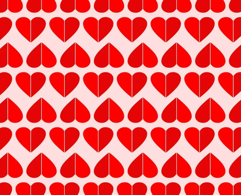 Hearts Art Rainbow Stickdatei – Kinder