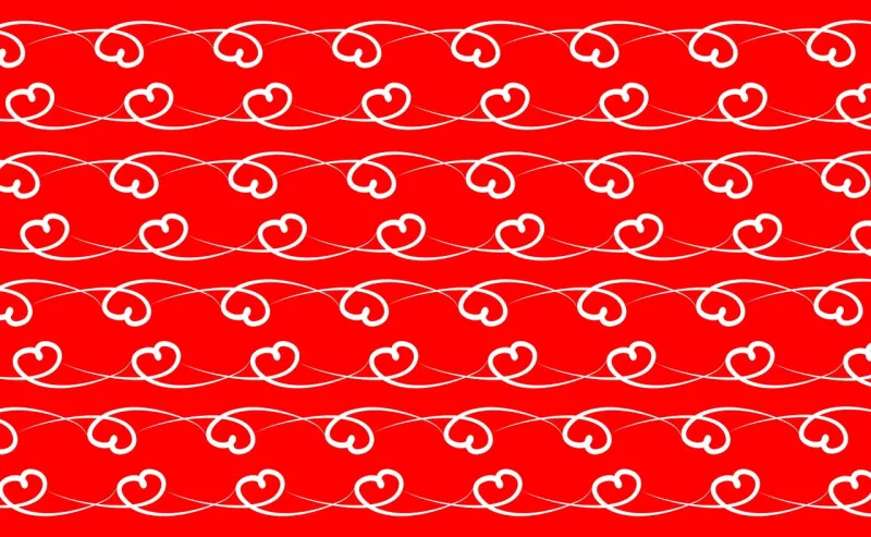 Heart Art Valentine's day Stickdatei – Herzen & Liebe