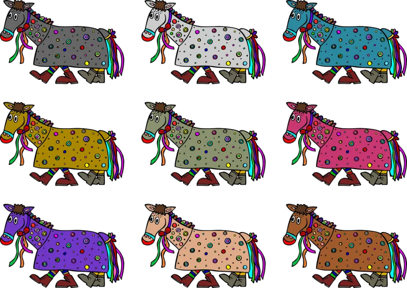 Horse Mask Carnival Stickdatei – Tiere