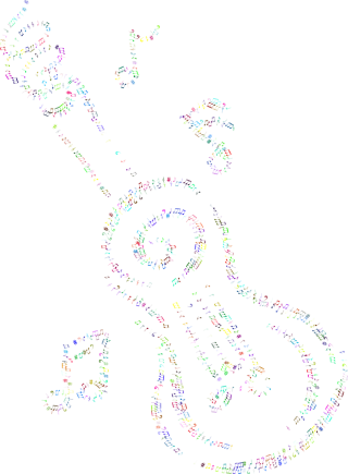 Guitar Music Musical notes Stickdatei – Musik