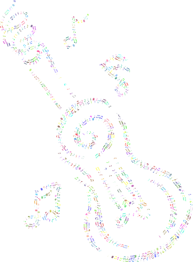 Guitar Music Musical notes Stickdatei – Musik