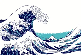 Wave Ocean Sea Stickdatei