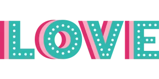 Love Retro Vintage Stickdatei